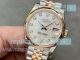 Swiss replica Rolex Datejust 31mm Mid-size watch Half Rose Gold White MOP Dial (2)_th.jpg